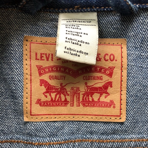 SOLD - Levi Strauss Original Trucker Jean Jacket - Picture 2 of 2